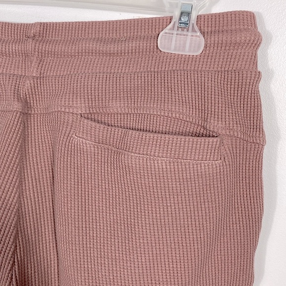 🌸Zara pink thermal jogger style pants size medium - Picture 8 of 9